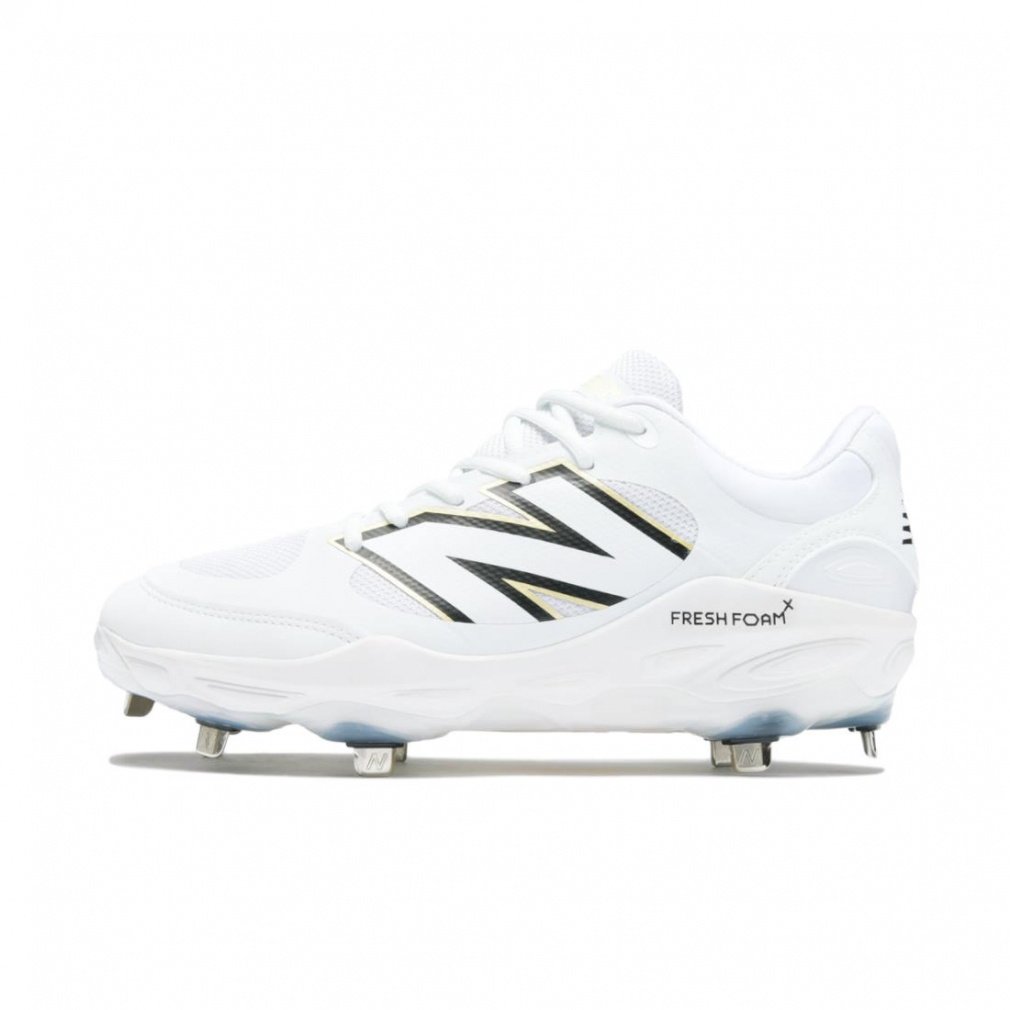 ニューバランス FRESH FOAM X 3000v7 Metal L3000TW7 野球 スパイクシューズ 2E : ホワイト×ブラック New Balance