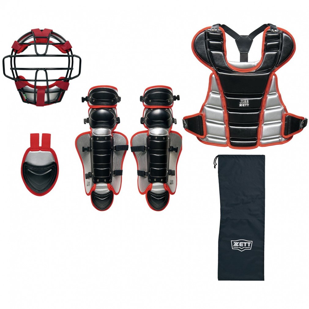 ゼット 野球 少年軟式用 防具 4点セット BL7330A 少年軟式キャッチャー防具4点セット ジュニア(キッズ・子供) 軟式用 野球 プロテクター ZETT