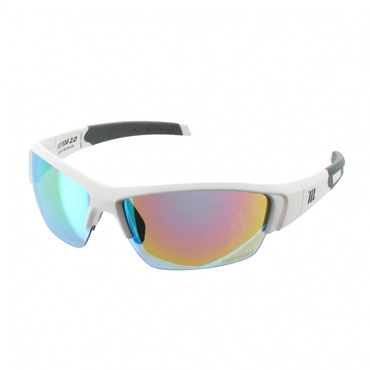 MV108 2.0 MATTE WHITE-GREEN W/GREEN MIRROR