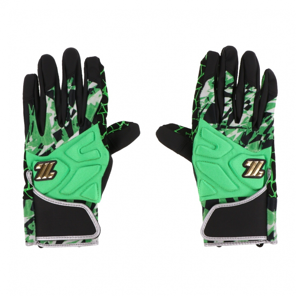 GRAPHIC GLIP GLOVE(グリーン×ブラック-S)