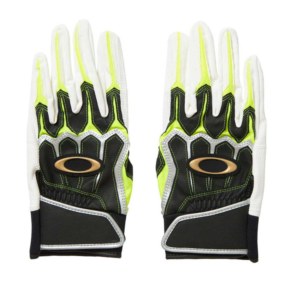 【極・レア品】オフホワイト メンズ 手袋 ブラック×グリーン Gloves VANSON × MASTERMIND WORLD BONE GLOVES CUSTOM マスターマインド