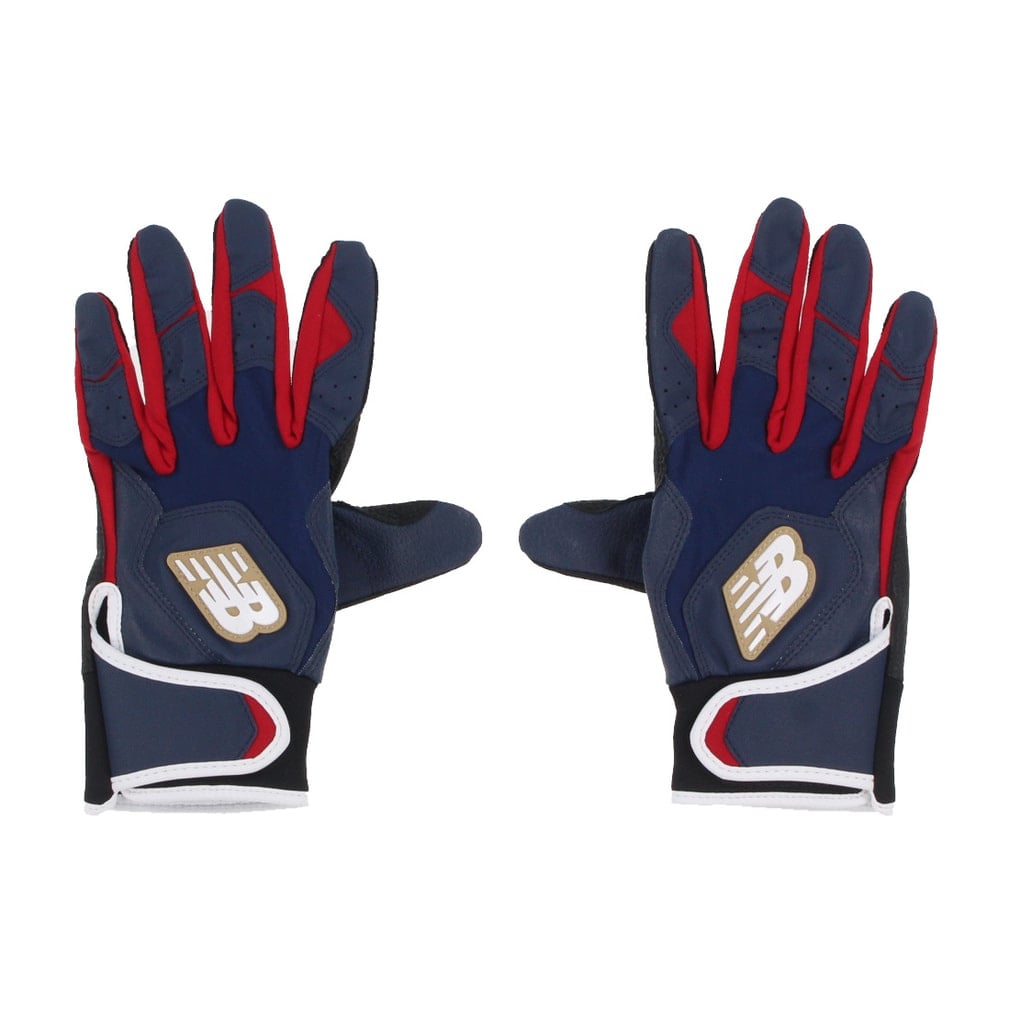 ウォッシャブルユースバッティンググローブ(グレー×ブルー-M)