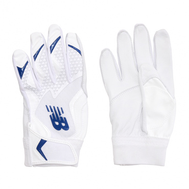 バッティンググローブ(ホワイト×ブルー-M)