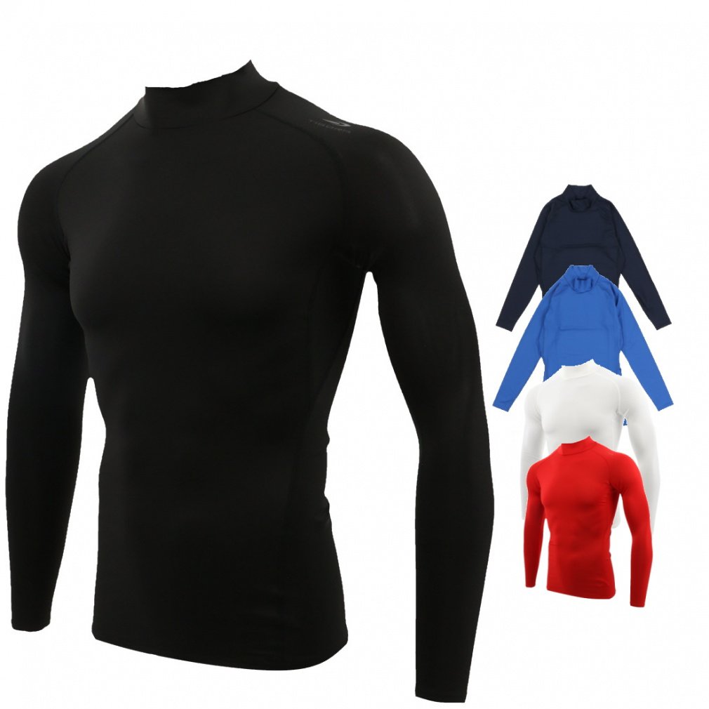 【中古美品✨】UA ブラック 長袖 アンダーシャツ+ロングタイツ ＆ ティゴラ ティゴラ メンズ 野球 長袖アンダーシャツ コンプレッションインナー