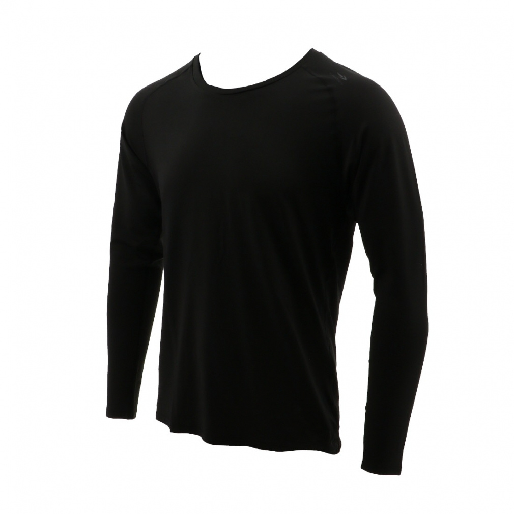 ソフトコンプレッションインナー クルー 長袖(ブラック-S)