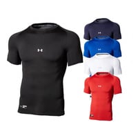 UA HEATGEAR ARMOUR COMPRESSION SHORTSLEEVE CREW