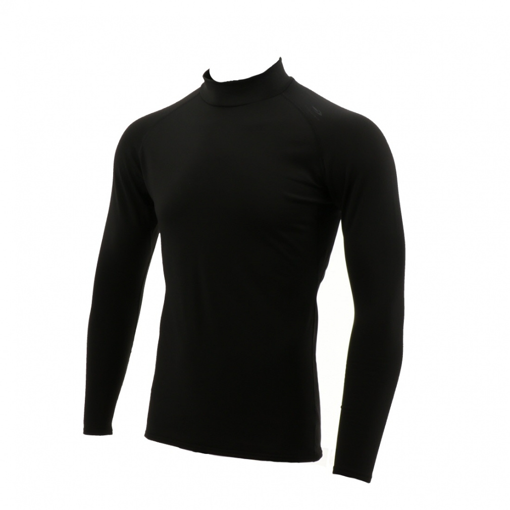 アイヒートコンプレッションハイネック長袖(ブラック-S)