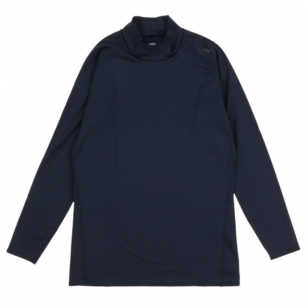 コンプハイネック長袖 保温(ネイビー-S)