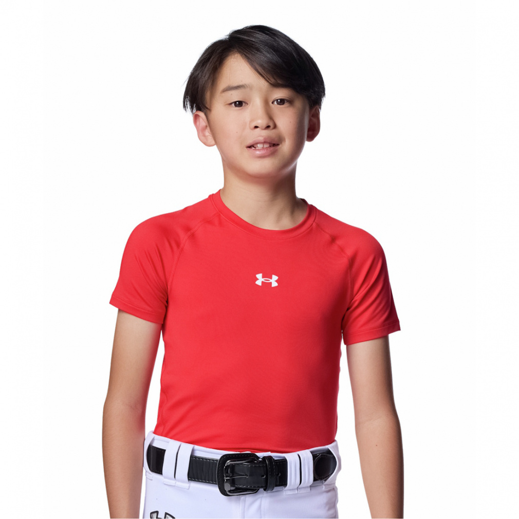 アンダーアーマー ジュニア(キッズ・子供) 野球 長袖アンダーシャツ UA 