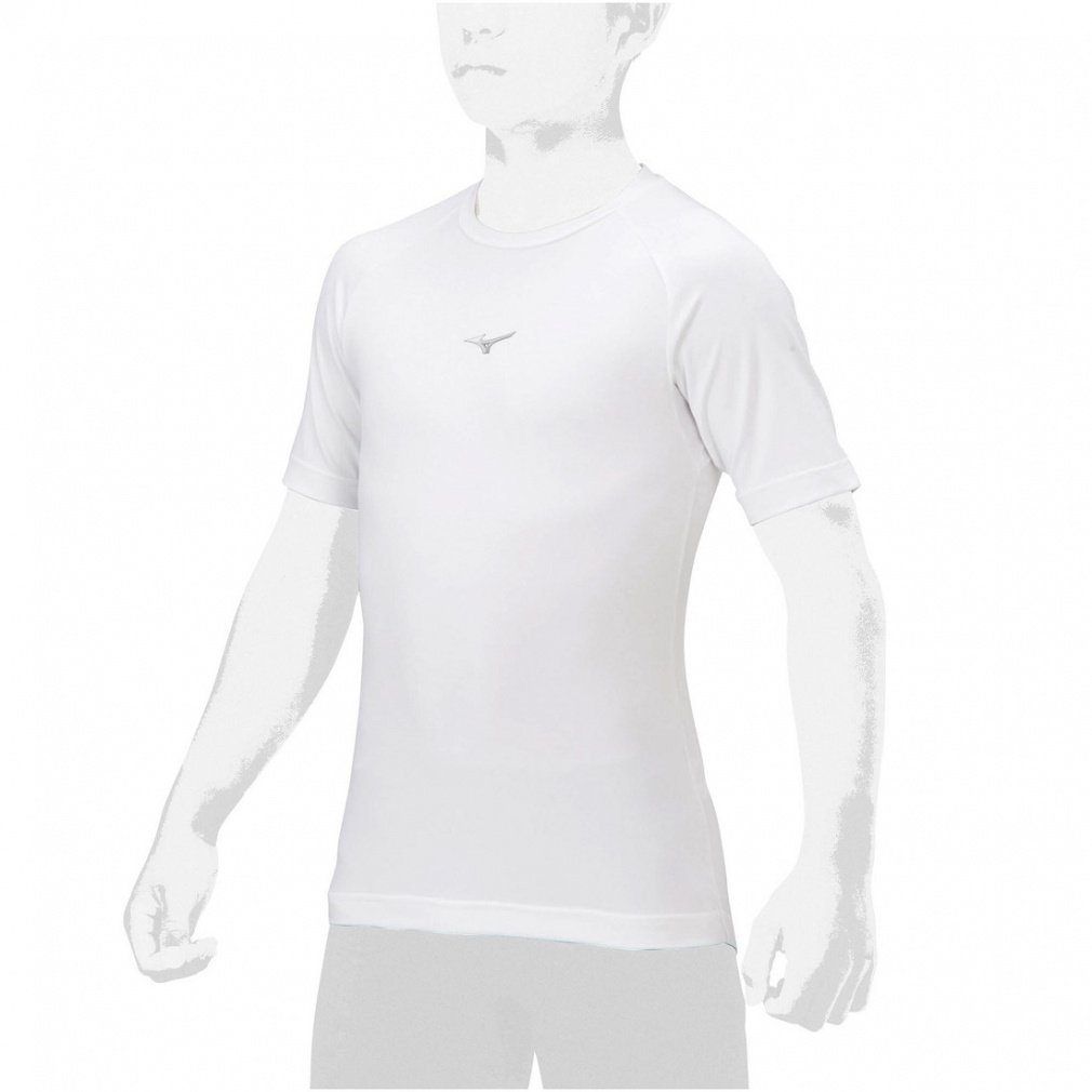 ミズノ ジュニア(キッズ・子供) 野球 ローネック半袖アンダーシャツ 12JAAP52 MIZUNO