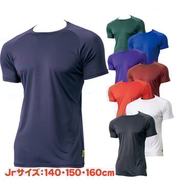 ローネック 半袖 アンダーシャツ