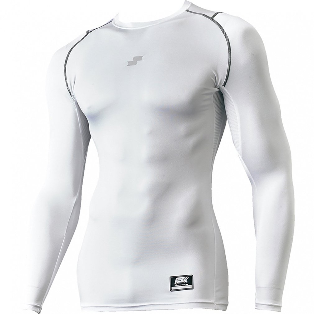 エスエスケイ ジュニア(キッズ・子供) 野球 SCβ やわらか ローネック 長袖 フィットアンダーシャツ SCB019LLJ SSK 2303_ms