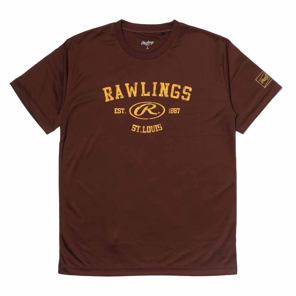 スポーツデポ・アルペン限定 ロゴプリントTシャツ(ブラウン-M)