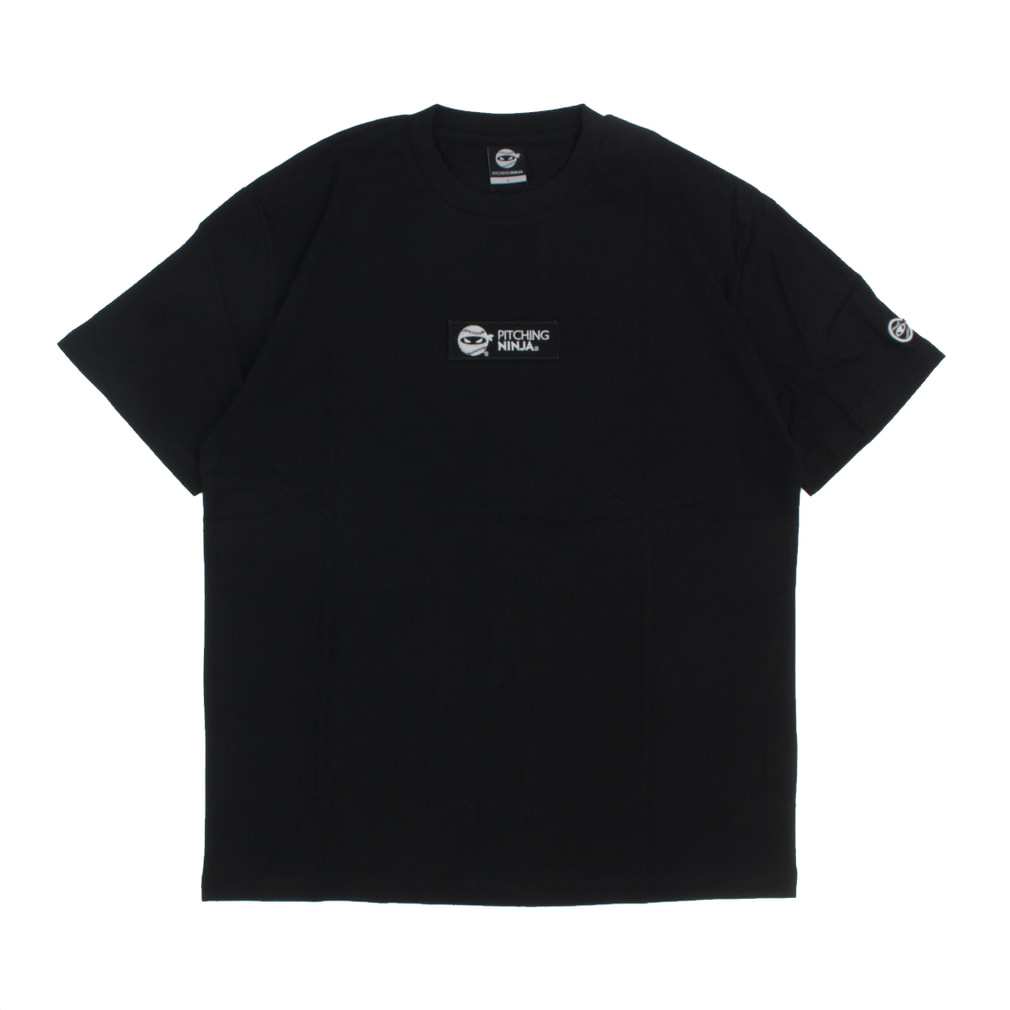 ボックスロゴTシャツ(ブラック-M)