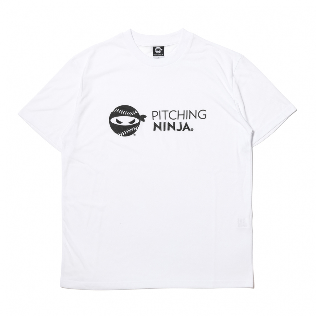 ピッチングニンジャ EMBPRINTLOGOTEE(ホワイト-M)