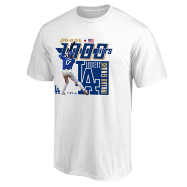 大谷翔平 日米通算1000本安打 記念Tシャツ