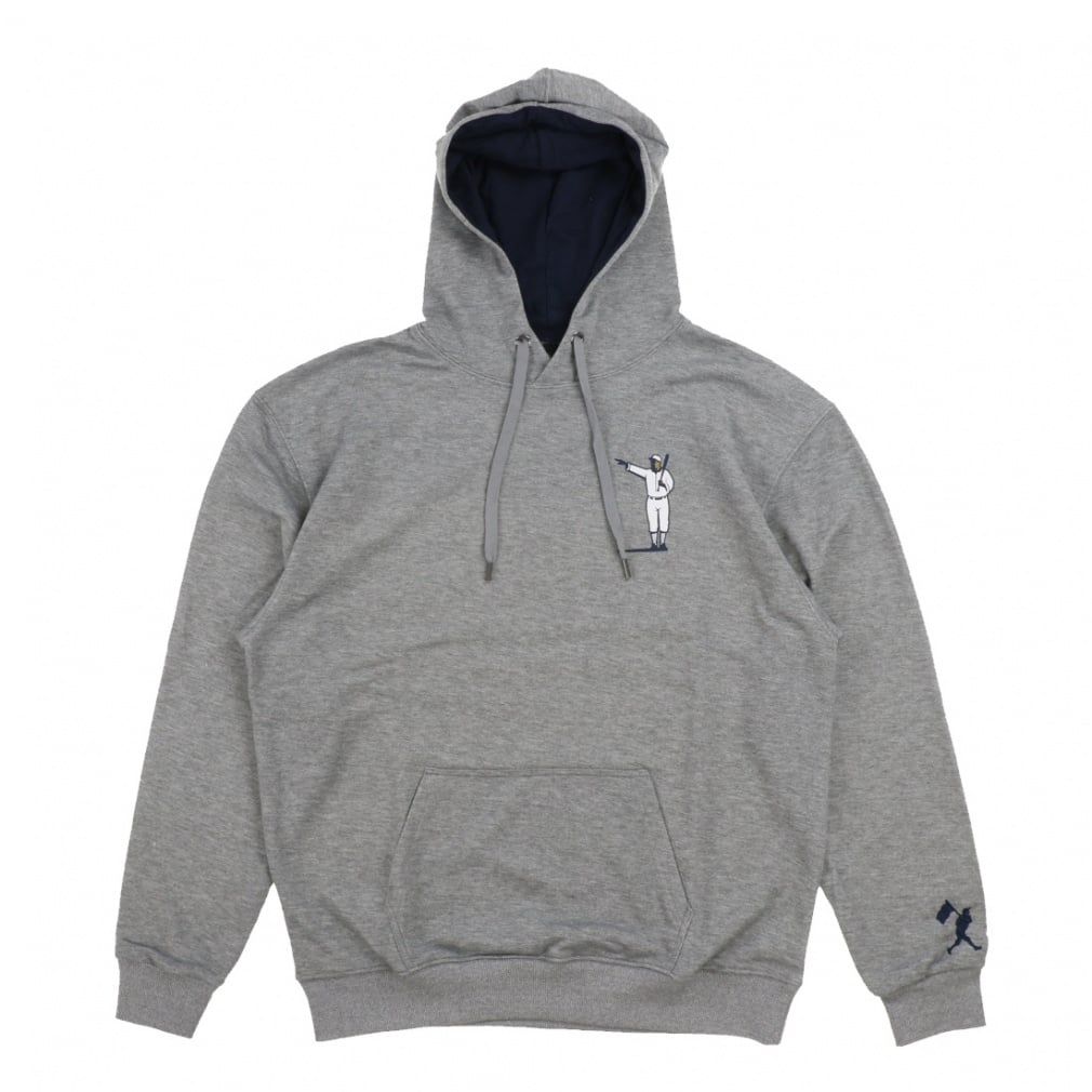 �x�[�X�{�[���C�Y�� �����Y �싅 �����E�C���h�u���[�J�[ HOODIE-NO FEAR - BABE- 0625FW0005 �t�[�f�B�[ : �O���[ Baseballism