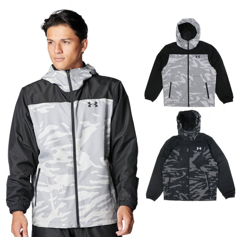 アンダーアーマー メンズ 野球 長袖ウインドブレーカー UAトリコット