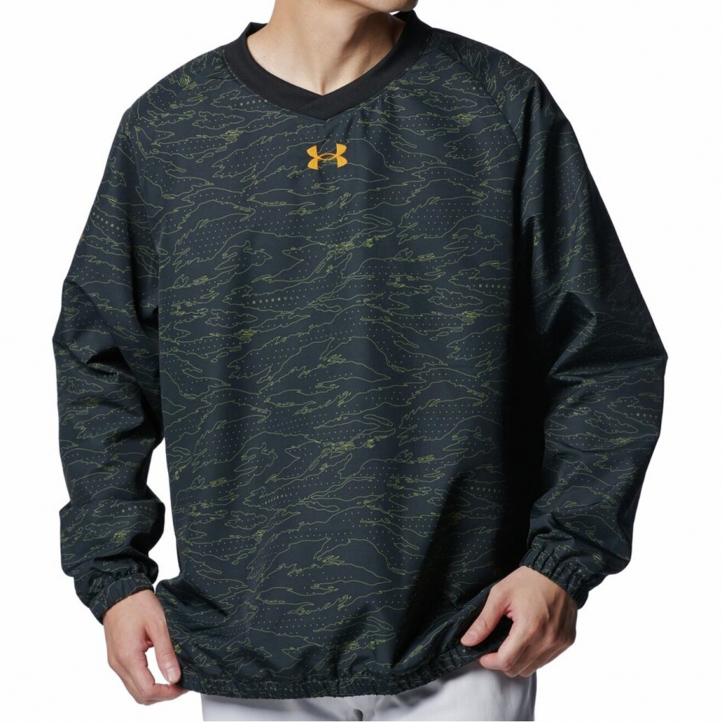 アンダーアーマー メンズ 野球 長袖ウインドブレーカー UAノベルティ Vネック ジャケット 1388139 UNDER ARMOUR
