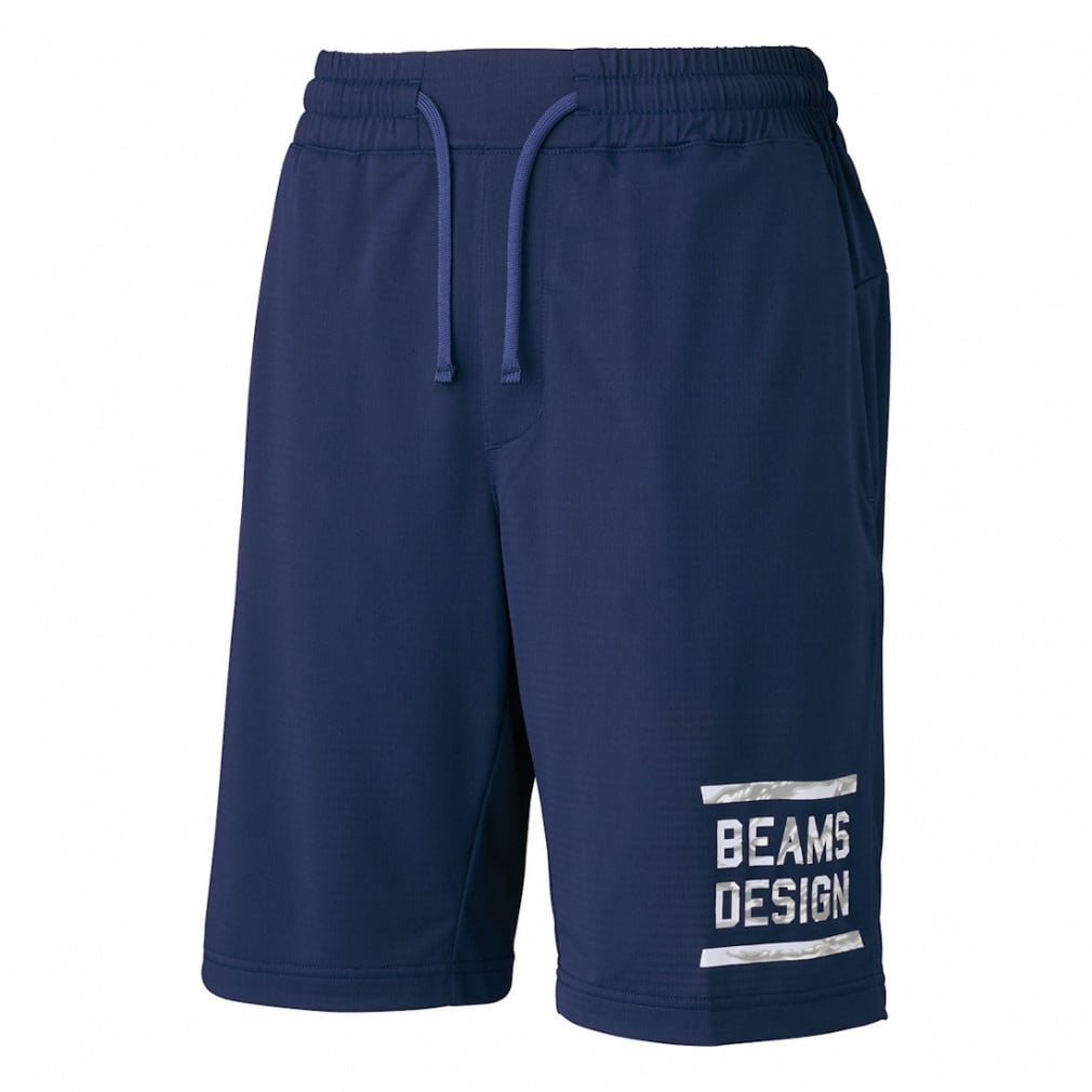 ZETT by BEAMS DESIGN ハーフパンツ(ネイビー-3XL)