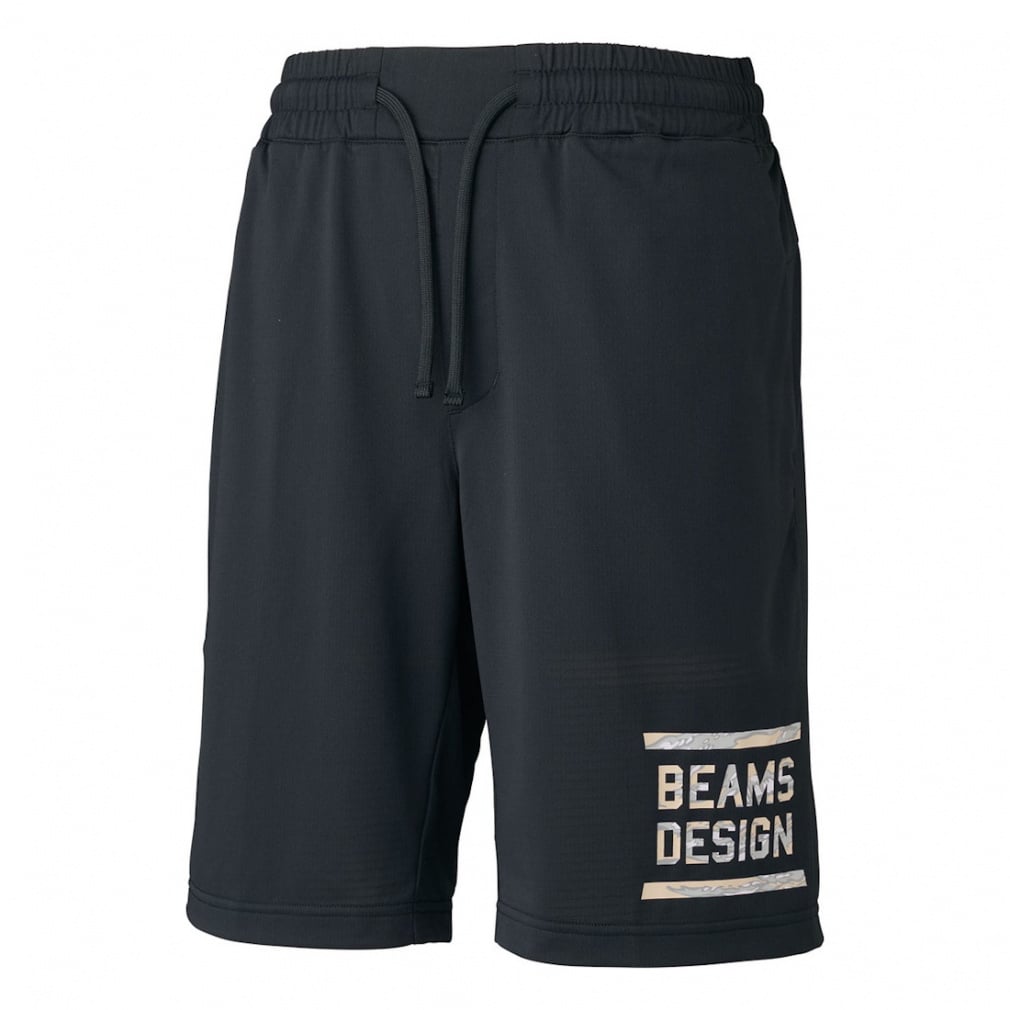 ZETT by BEAMS DESIGN ハーフパンツ(ブラック-S)