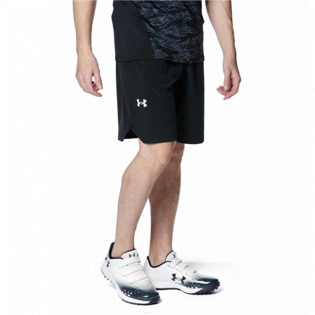 UAウーブンショーツ(ブラック-S)