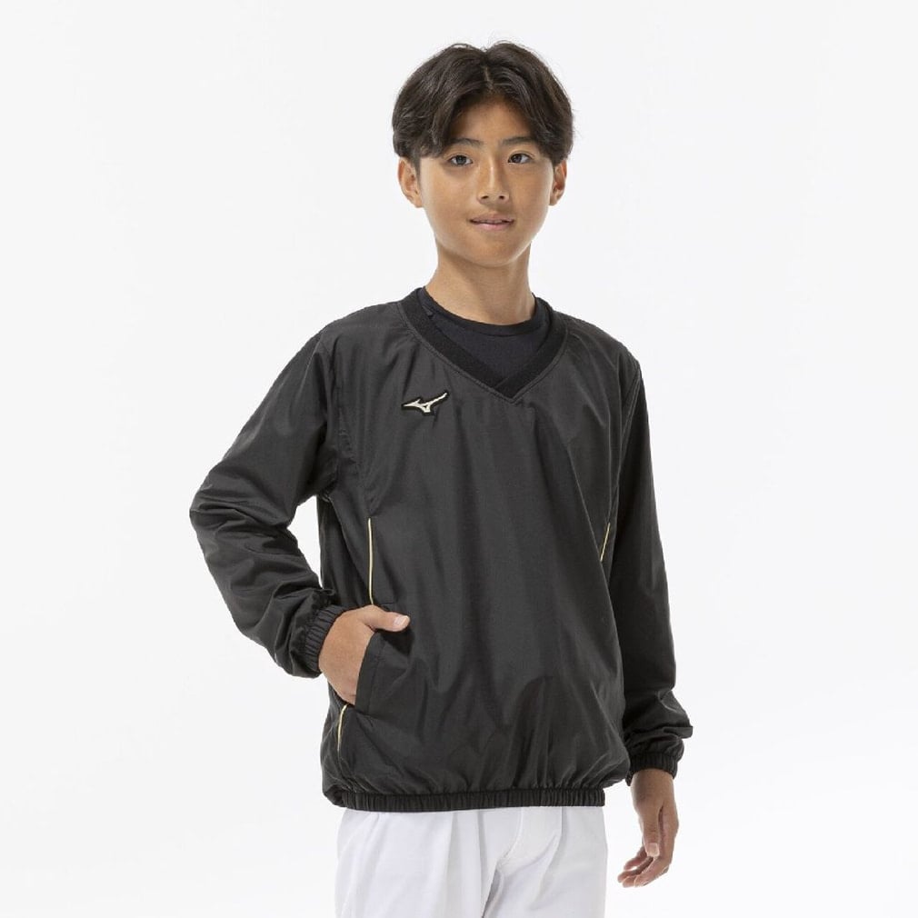 ミズノ ジュニア(キッズ・子供) 野球 長袖ウインドブレーカー