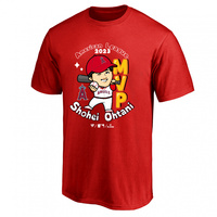 エンゼルス大谷翔平選手 ア・リーグ MVP 記念 2023 アート Tシャツ