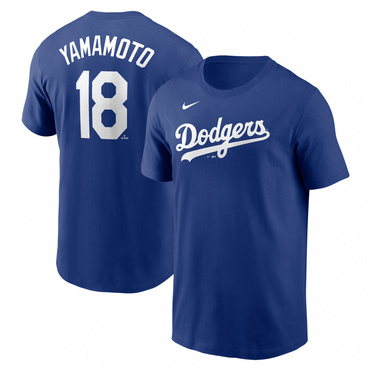MLB 山本由伸 ネームアンドナンバー TEE