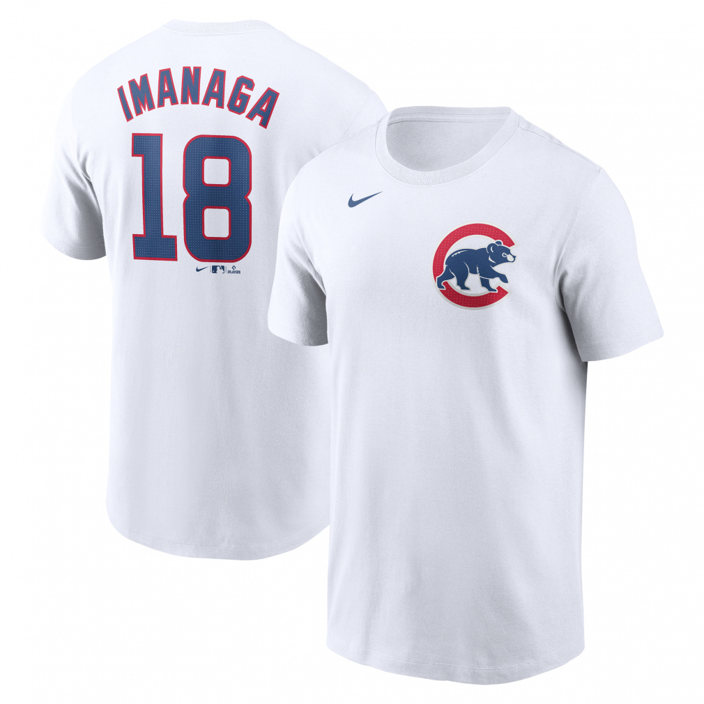 MLB カブス#1８今永選手Tシャツ Team ネーム&ナンバーTEE　L新品 MLB 今永昇太 ネームアンドナンバー TEE｜Alpen Online