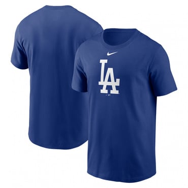 MLB ロサンゼルスドジャース Mens Fuse Large Logo Cotton Tee
