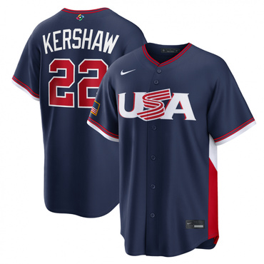 クレイトン・カーショー USA アメリカ NIKE ユニフォーム World Baseball Classic 2026 Road Player