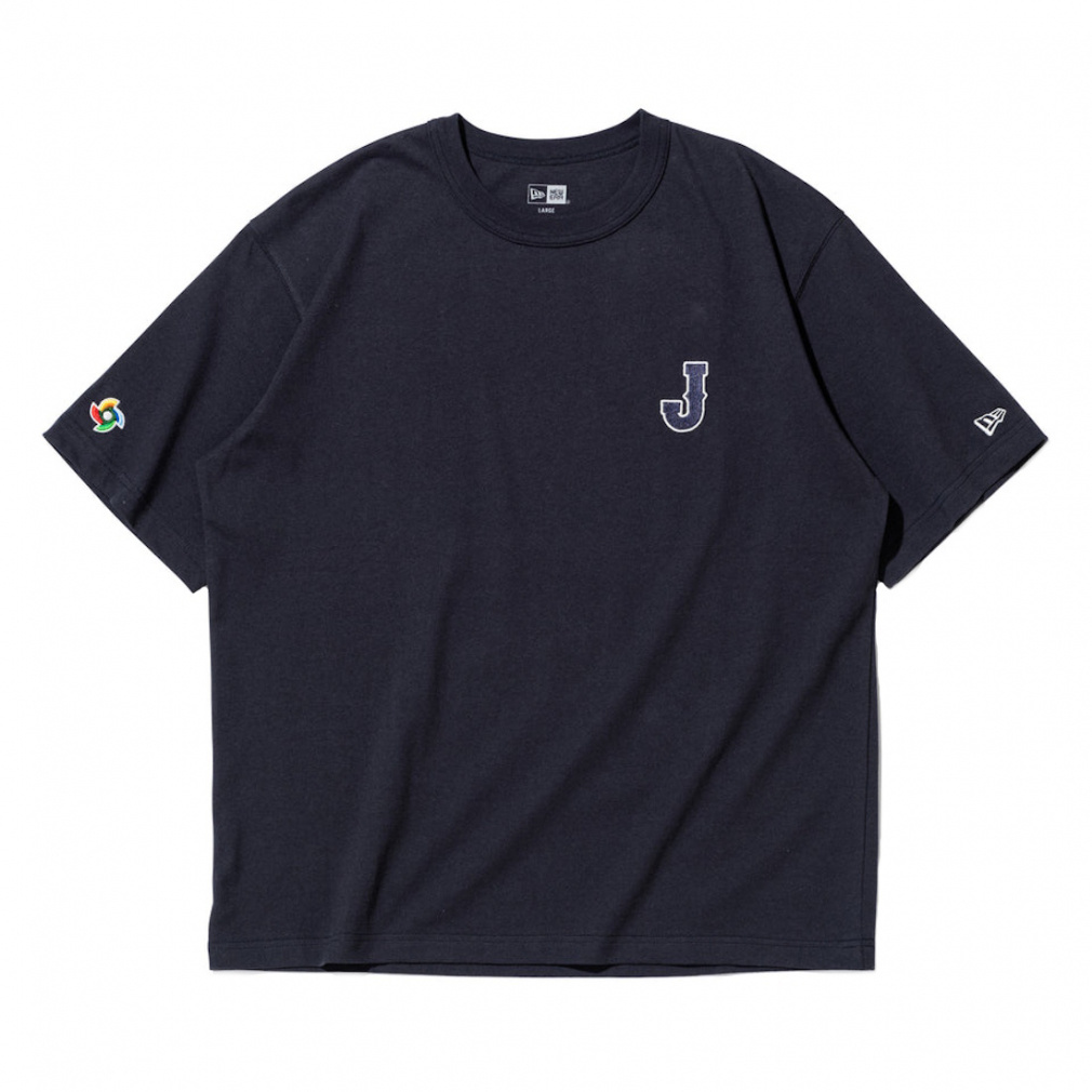 半袖 ウォッシュドコットン Tシャツ World Baseball Classic WBCロゴ ネイビー/オフホワイト(ネイビー-M)