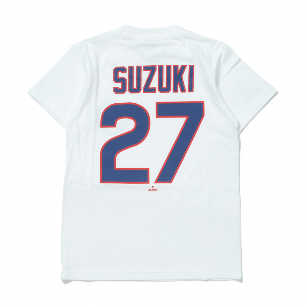 MLB JERSEYLOGO 鈴木 ネームアンドナンバー YOUTH TEE(ホワイト-130cm)