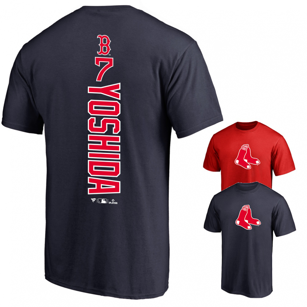 【日本未発売品】吉田正尚 Tシャツ L レッドソックス MLB 公式 侍ジャパン 日本未発売】吉田正尚 Tシャツ L レッドソックス MLB 公式 侍