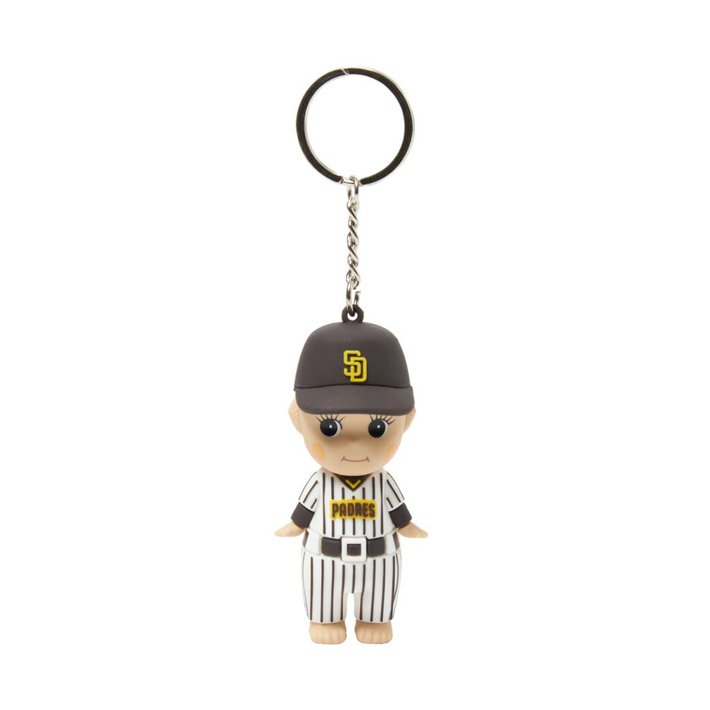 野球 小物 MLB キューピーキーSDP サンディエゴ・パドレス キューピー