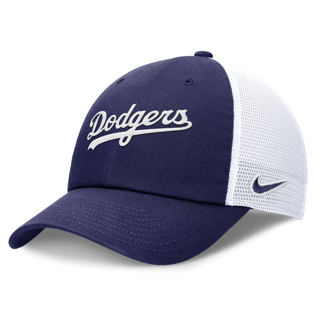 �i�C�L �����Y �싅 �L���b�v ���T���[���X �h�W���[�X MLB UNSTRUCTURED TRUCKER CAP NB03-1-94R : �u���[×�z���C�g NIKE
