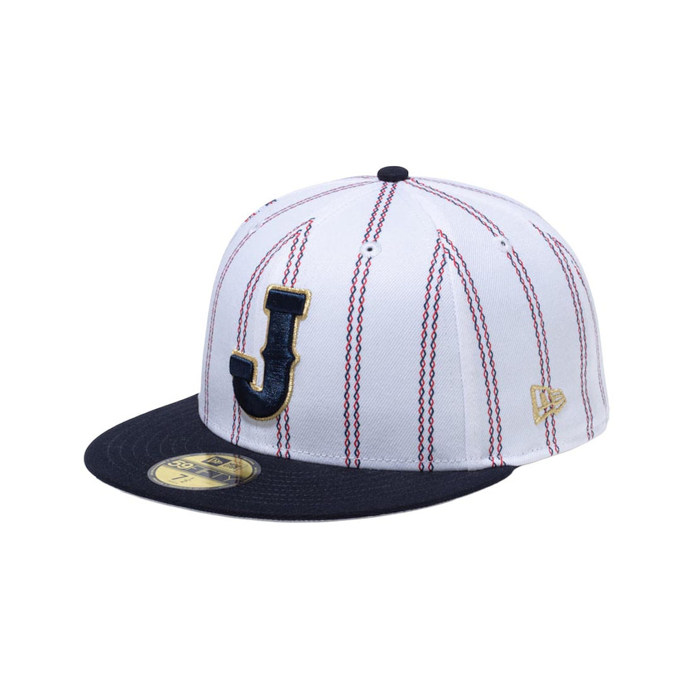 59FIFTY World Baseball Classic MUSO STRIPE WHI NVY(ホワイト×ネイビー-M)
