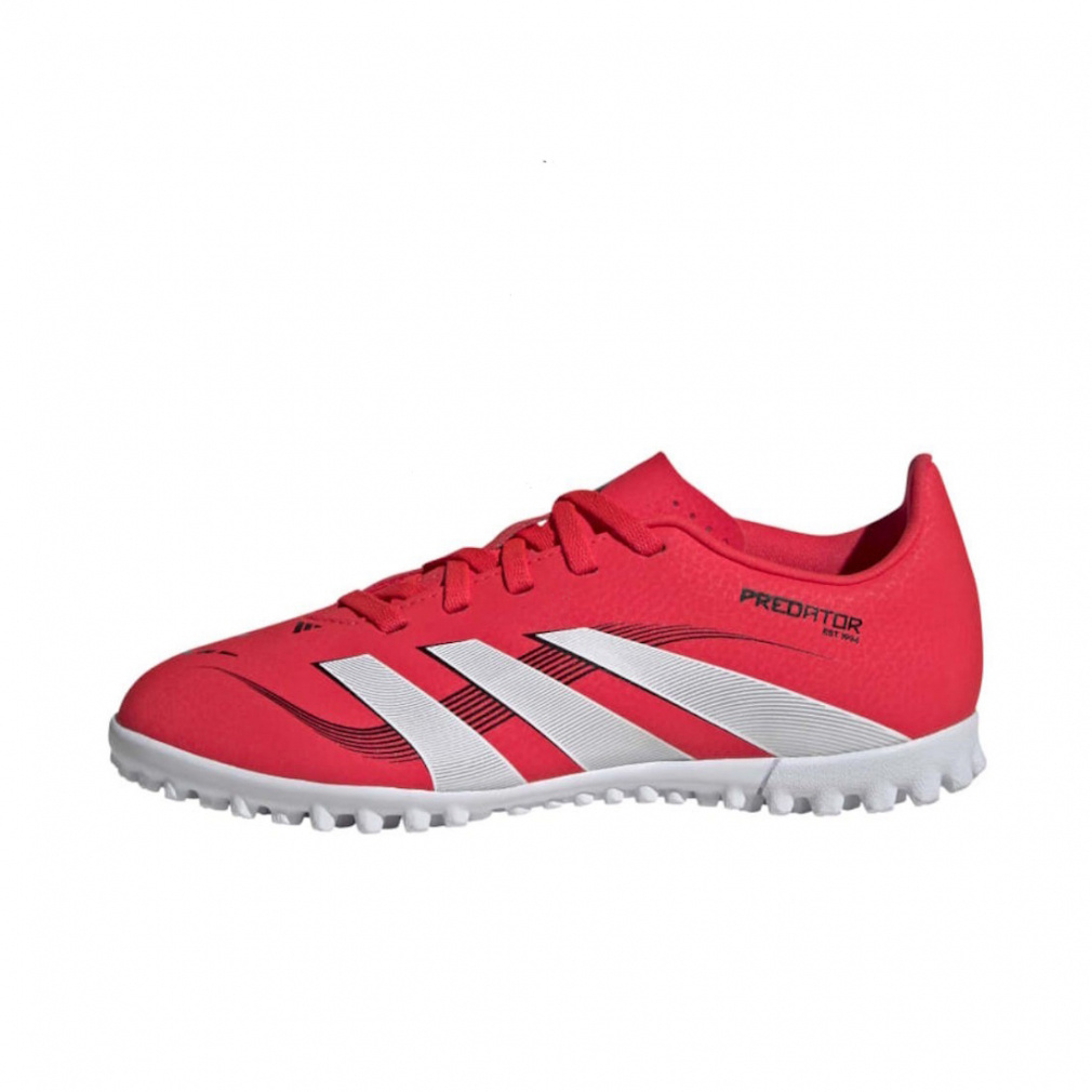 アディダス キッズ プレデター CLUB TF ID3805 ジュニア(キッズ・子供) サッカー トレーニングシューズ 2E : レッド×ホワイト adidas