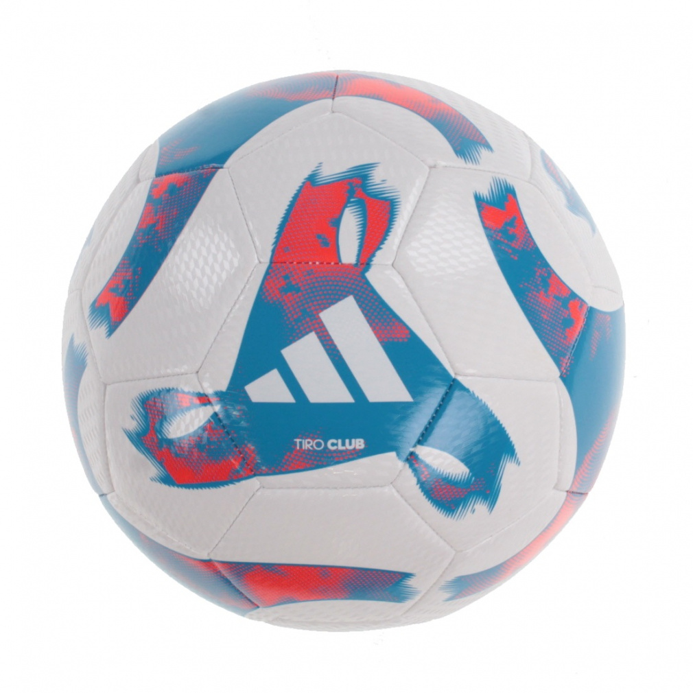 アディダス TIRO クラブ5号球 白色×青色 AF5936WB サッカー 機械縫い