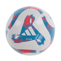 アディダス TIRO クラブ5号球 白色×青色 AF5936WB サッカー 機械縫い