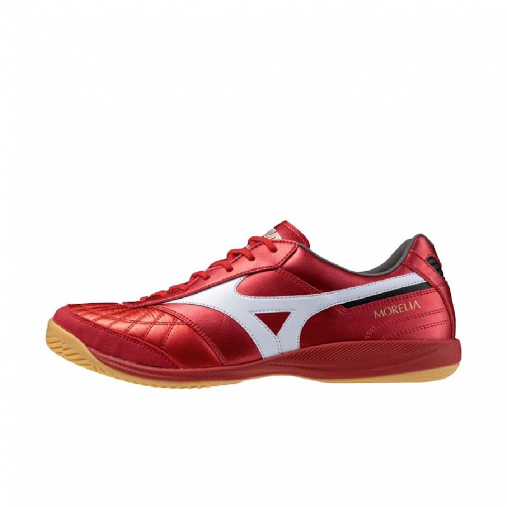ミズノ MORELIA SALA JAPAN IN モレリア サラ ジャパン インドア Q1GA250260 フットサル シューズ 2E : レッド×ホワイト MIZUNO