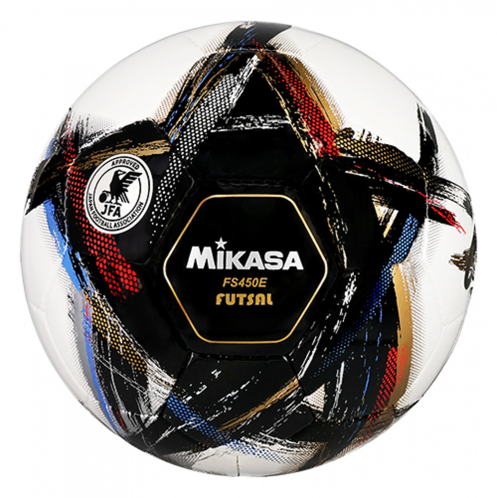 ミカサ フットサル OrgestA 検定球4号 手縫い 国際公認球/検定球 FS450E-BK フットサル 試合球 MIKASA