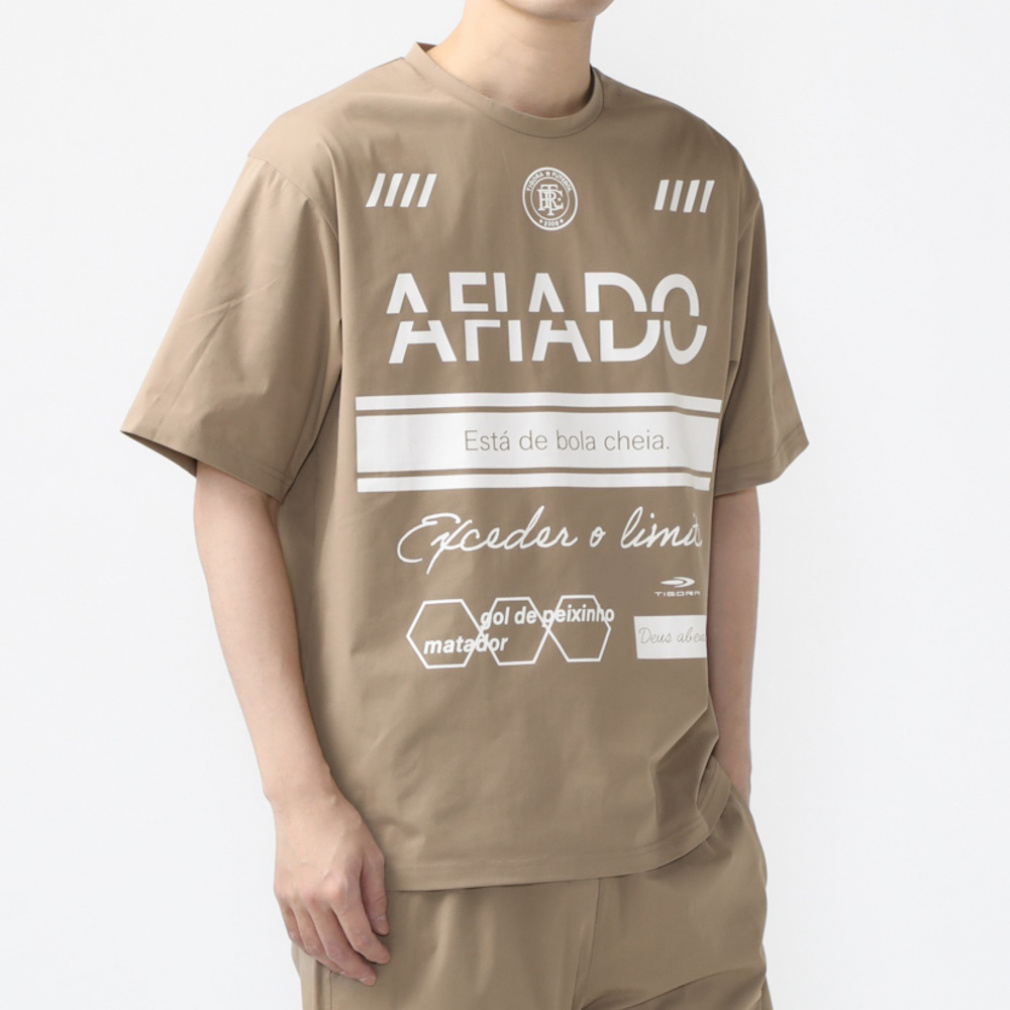 ティゴラ メンズ サッカー/フットサル 半袖シャツ UVカット TR