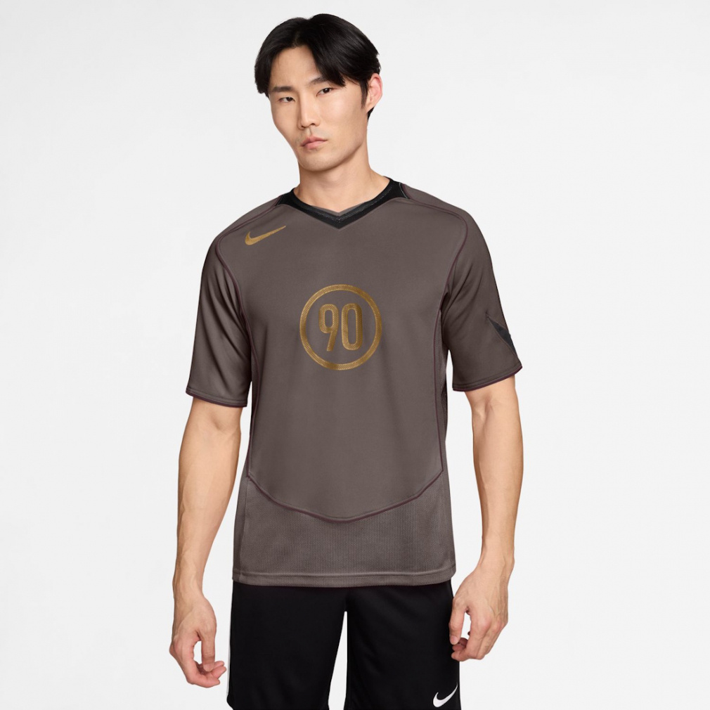 Total 90 Dri-FIT ショートスリーブ サッカートップ(チャコールグレー-S)
