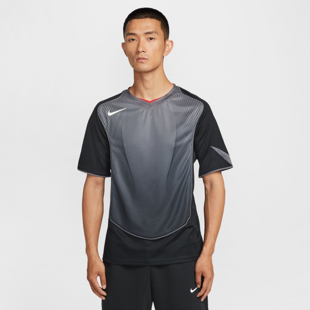 iCL Y TbJ[/tbgT Vc g[^ 90 Dri-FIT V[gX[u TbJ[jtH[ T90 S/S gbv JSY HV1179-010 : ubN NIKE