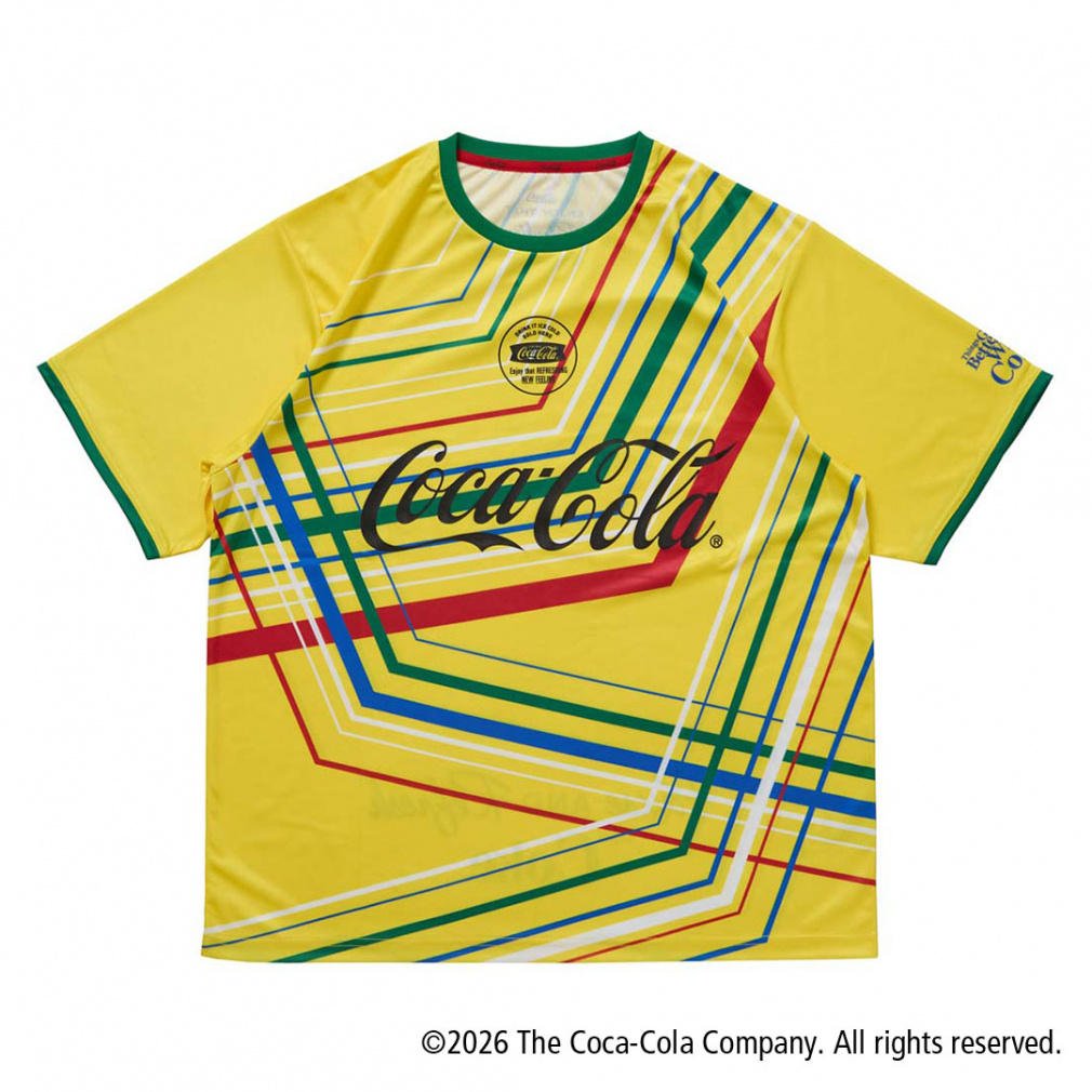 コカ・コーラ サッカー/フットサル 半袖シャツ プラクティスシャツ CC