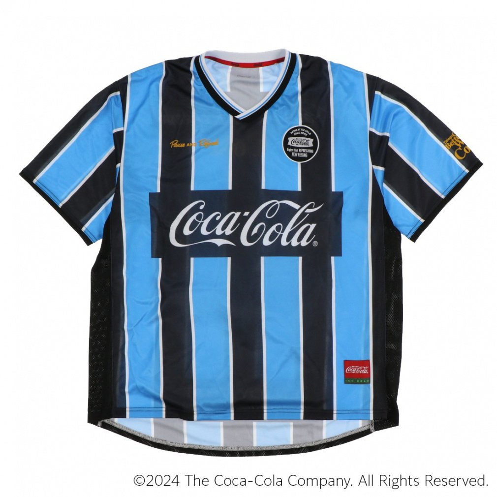 クルゼイロ コカ・コーラ サッカーユニフォーム サッカーシャツ 古着 90年代 アディダス adidas COCA-COLA コカコーラ 襟付き