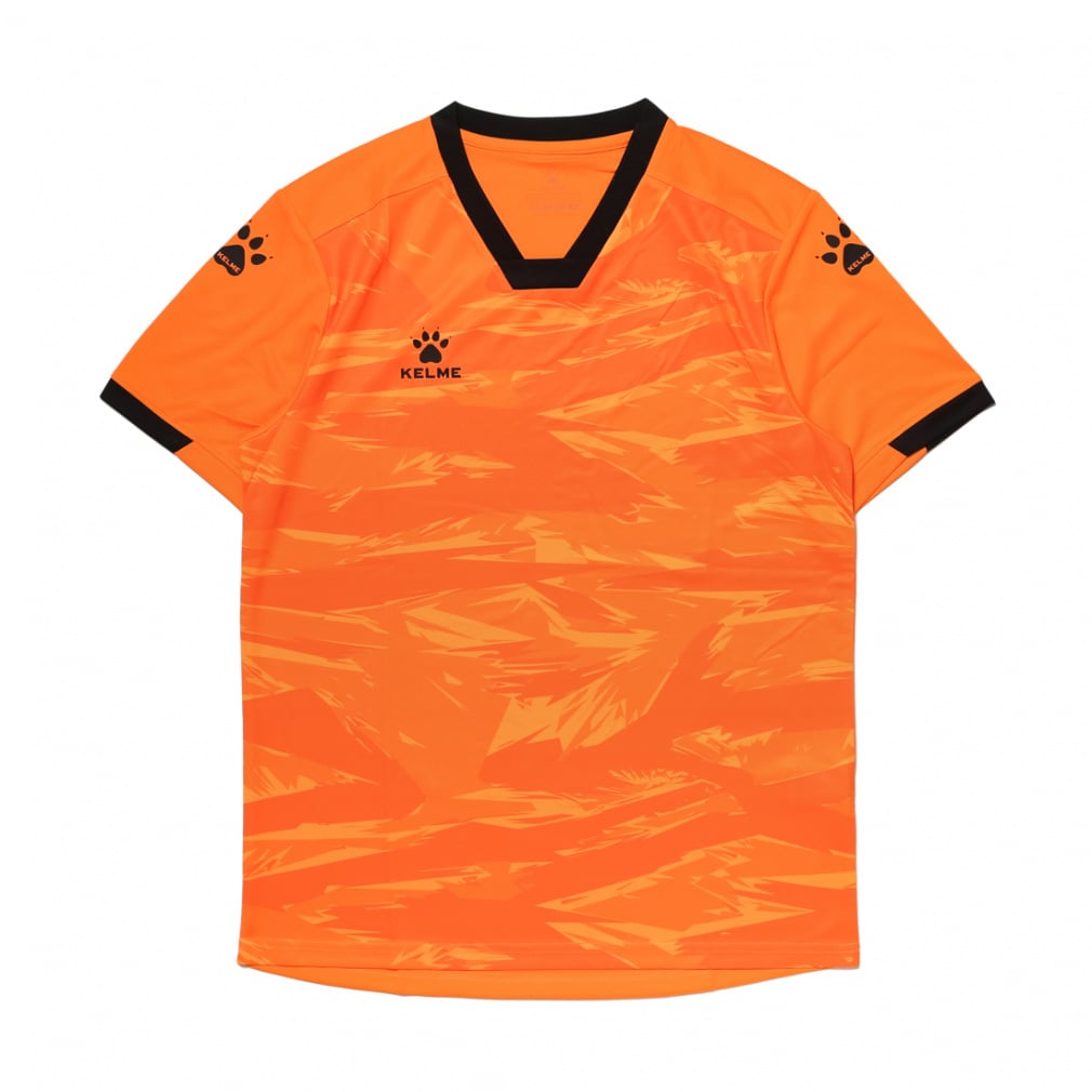 半袖プラクティスシャツ(フラッシュオレンジ-M)