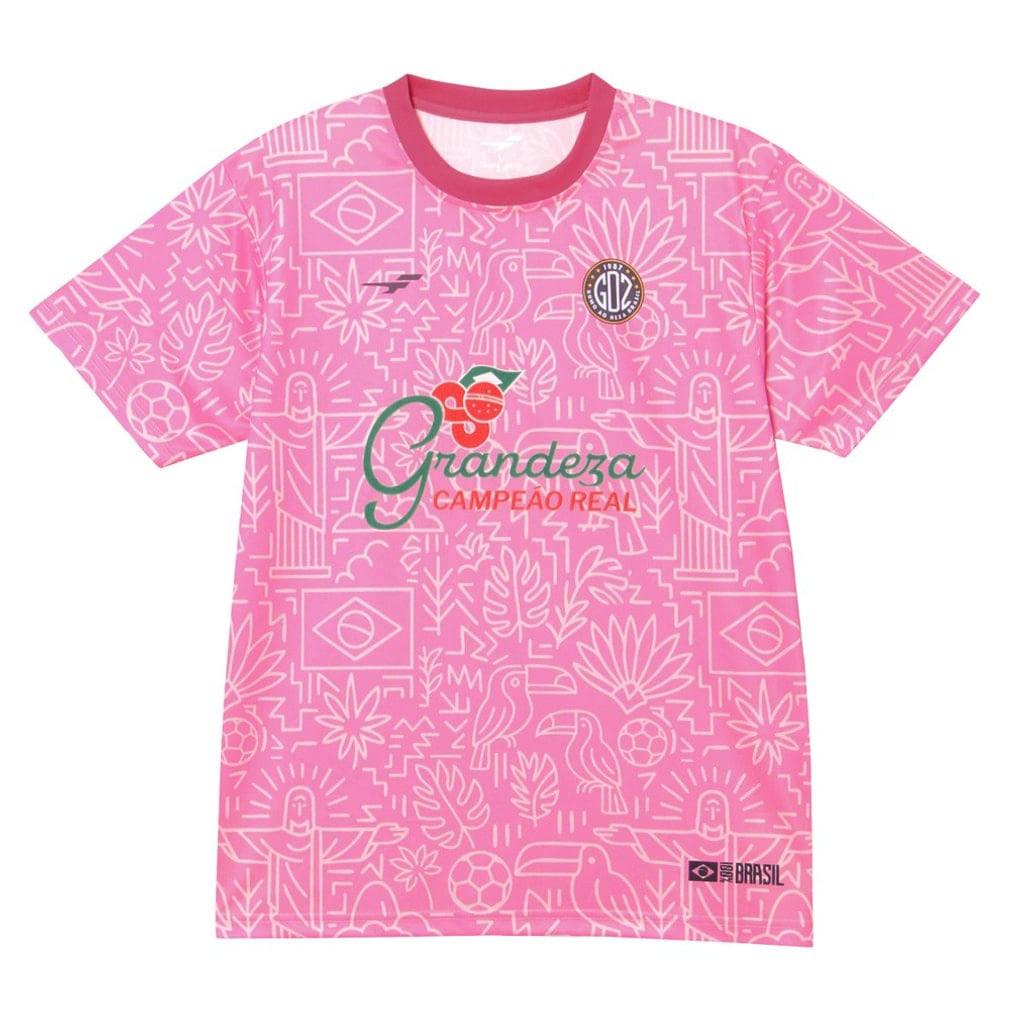 GDZプラクティスシャツ サッカーフットサルウェア(ピンク-S)